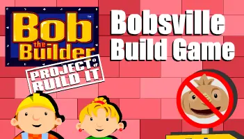 Bob the Builder Project: Build It - Bobsville Build Game logo
