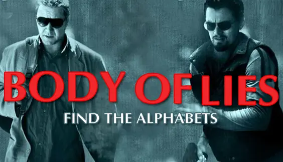 Body of Lies - Find the Alphabets logo