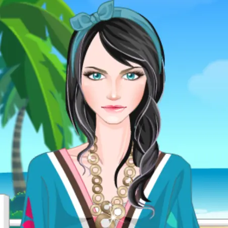 Bohemian Girl Dress Up Game logo