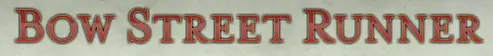 Bow Street Runner logo