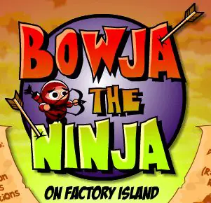 Bowja the Ninja On Factory Island logo