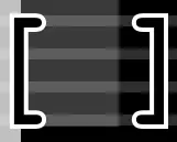 [Bracket, space, bracket] logo
