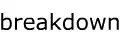 Breakdown logo