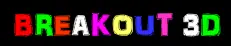 Breakout 3D logo