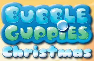 Bubble Guppies Christmas logo