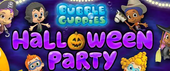 Bubble Guppies Halloween Party logo