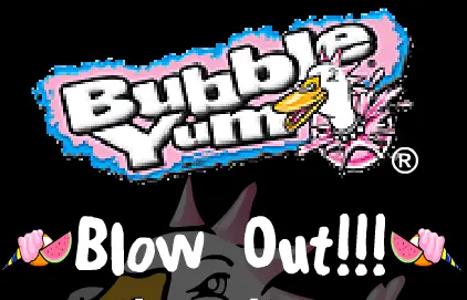 Bubble Yum Blow Out!!! logo