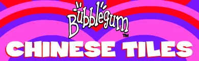 Bubblegum Chinese Tiles logo