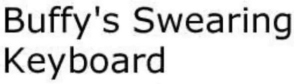 Buffy's Swearing Keyboard logo