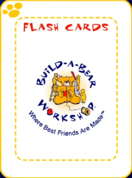 Build-A-Bear Flash Cards logo