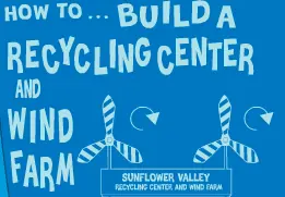 Build a Recycling Center and Wind Farm logo