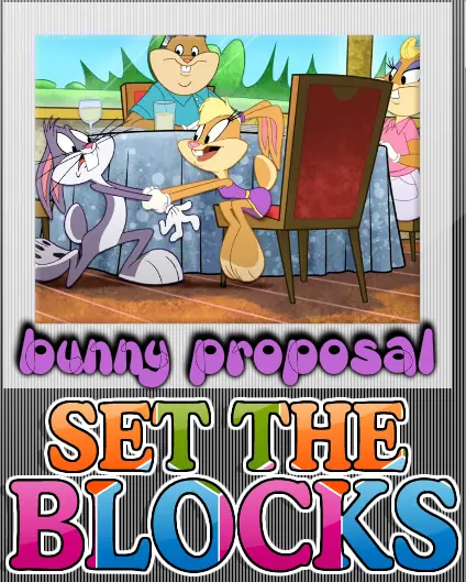 Bunny Proposal: Set the Blocks logo