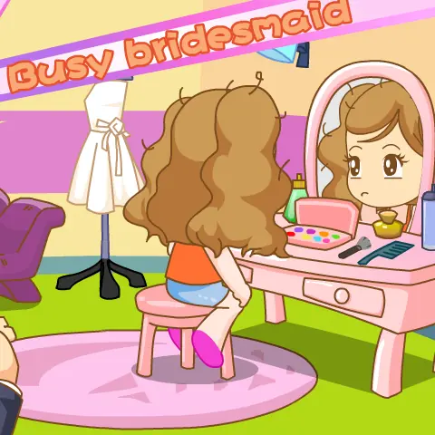 Busy bridesmaid logo
