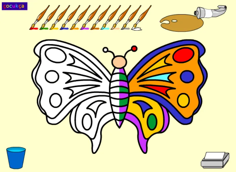 Butterfly Coloring logo