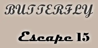 Butterfly Escape 15 logo