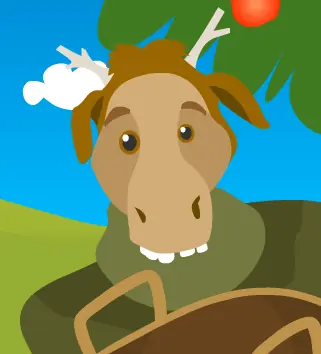 Buu Klubben - Hjälp Älgen fånga äpplen logo