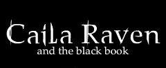 Caila Raven and the Black Book logo