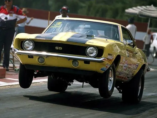 Camaro Drag Racing Jigsaw logo
