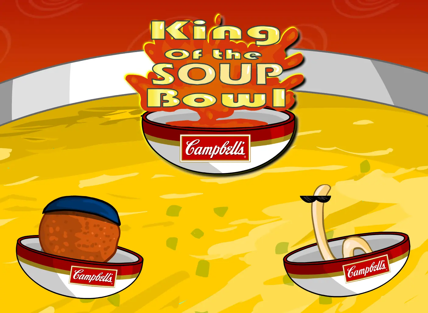 Campbell's King of the Soup Bowl logo