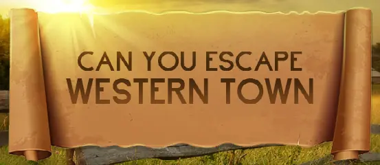 Can You Escape Western Town logo