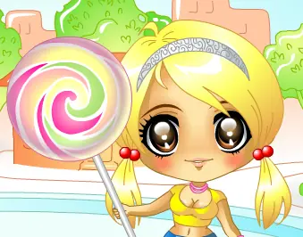 Candy Girl Dress Up logo