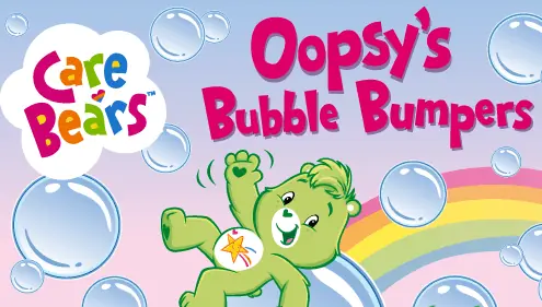 Care Bears: Oopsy's Bubble Bumpers logo