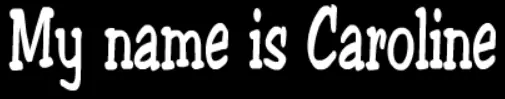 Caroline! logo