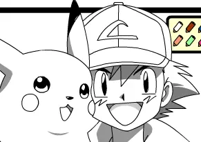 Cartoon Network Coloring: Ash Ketchum logo