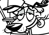 Cartoon Network Coloring: Courage the Cowardly Dog logo