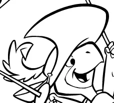 Cartoon Network Coloring: Touché Turtle logo