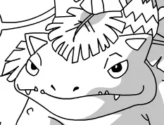 Cartoon Network Coloring: Venusaur logo