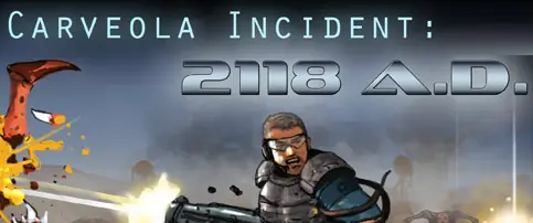 Carveola Incident 2118 A.D. logo