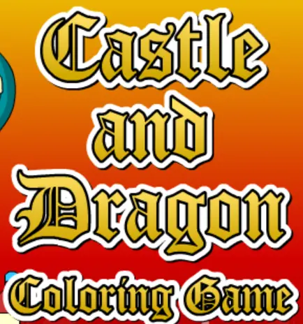 Castle and Dragon Coloring Game logo
