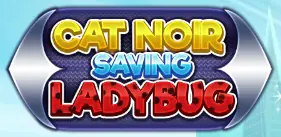 Cat Noir Saving Ladybug logo