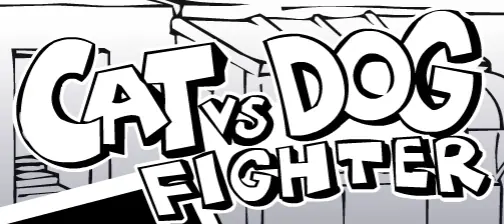 Cat vs Dog Fighter logo