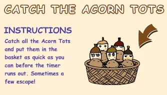 Catch the Acorn Tots logo