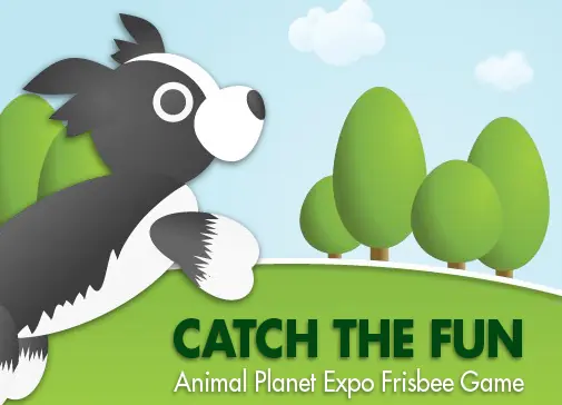 Catch the Fun: Animal Planet Expo Frisbee Game logo
