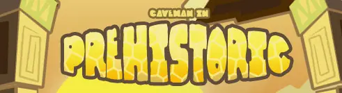 Caveman In: Prehistoric logo