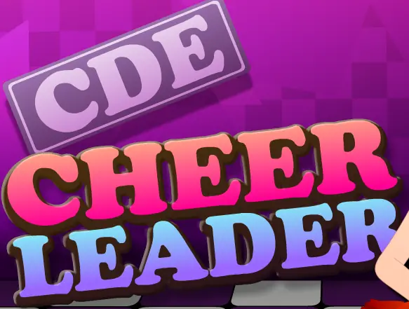 CDE Cheerleader logo