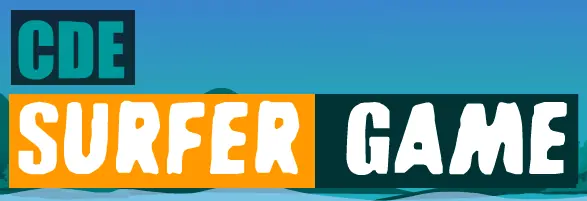 CDE Surfer Game logo