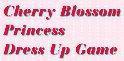 Cherry Blossom Princess Dress Up Game logo