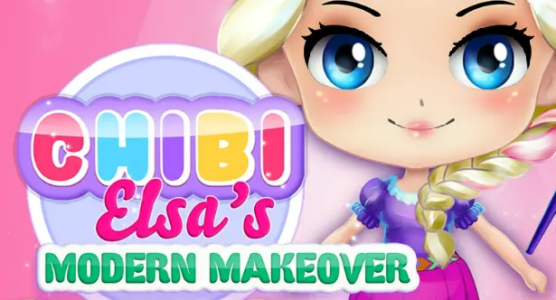 Chibi Elsa's Modern Makeover logo