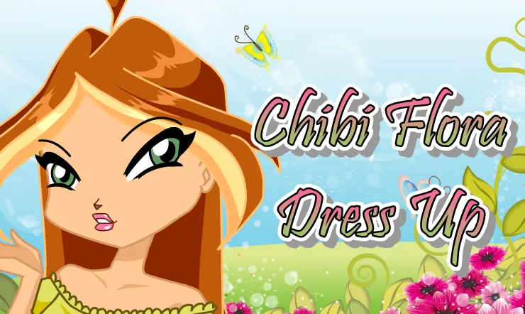 Chibi Flora Dress Up logo