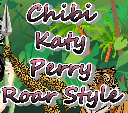 Chibi Katy Perry Roar Style logo