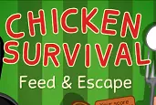 Chicken Survival: Feed & Escape logo