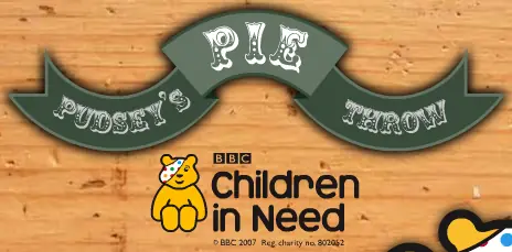 Children in Need: Pudsey's Pie Throw logo