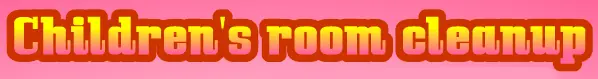 Children's Room Cleanup logo