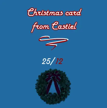 Christmas Card from Castiel logo