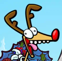 Christmas card logo