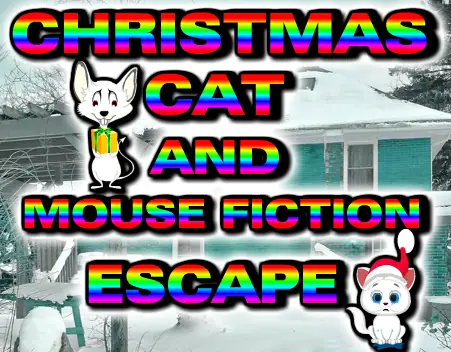 Christmas Cat and Mouse Fiction Escape logo